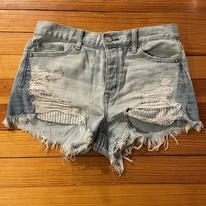 American Eagle Jean Shorts Size 0